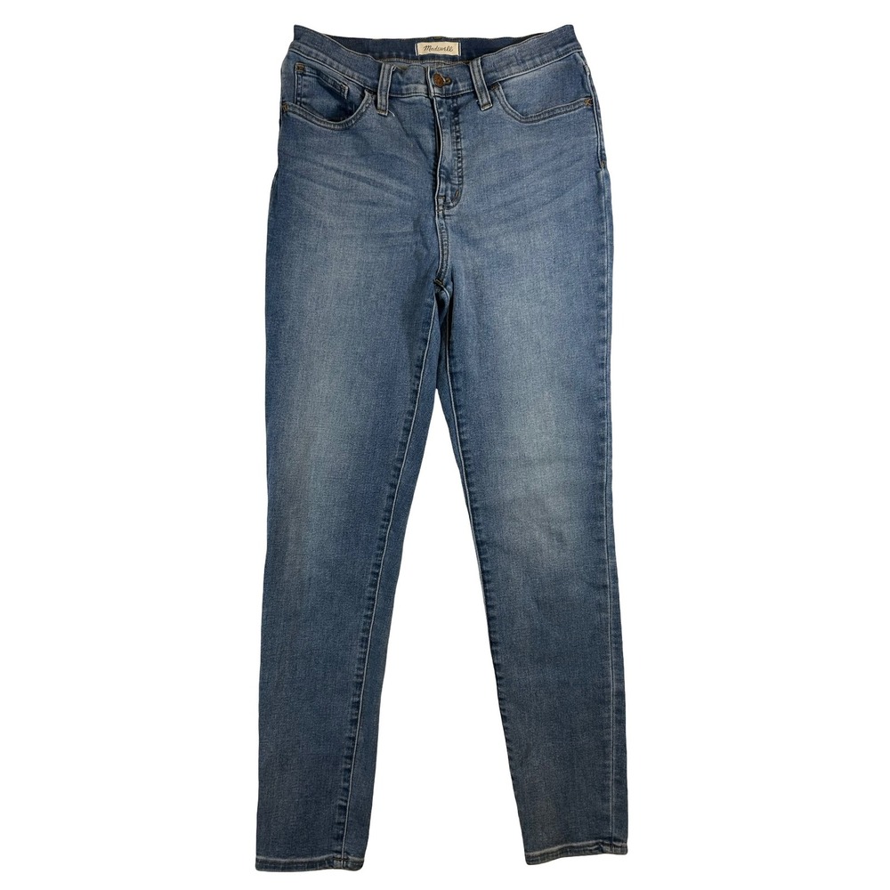 Madewell 10 Roadtripper Skinny Jeans Medium Wash High Rise 29T Tall - Picture 2 of 9
